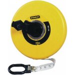 Stanley Mesure longue avec ruban fibre de verre 10 m x 12,7 mm