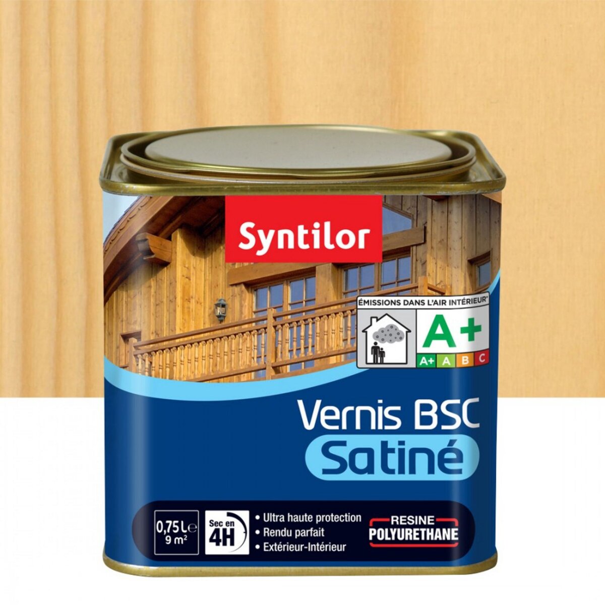 CENTRALE BRICO Vernis bois extérieur SYNTILOR Bsc incolore satiné 0.75 l