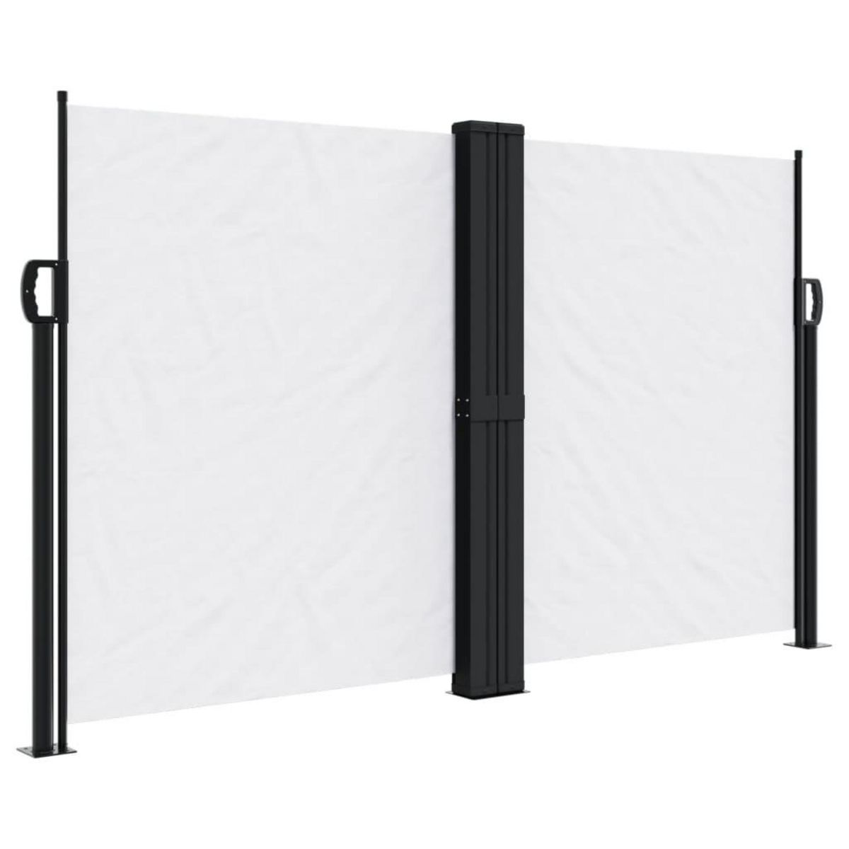 VIDAXL Auvent lateral retractable blanc 140x1200 cm