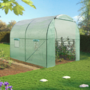 Voir la diapositive 2 : ID MARKET Serre tunnel de jardin 6M² verte gamme maraîchère ROMA 2x3M