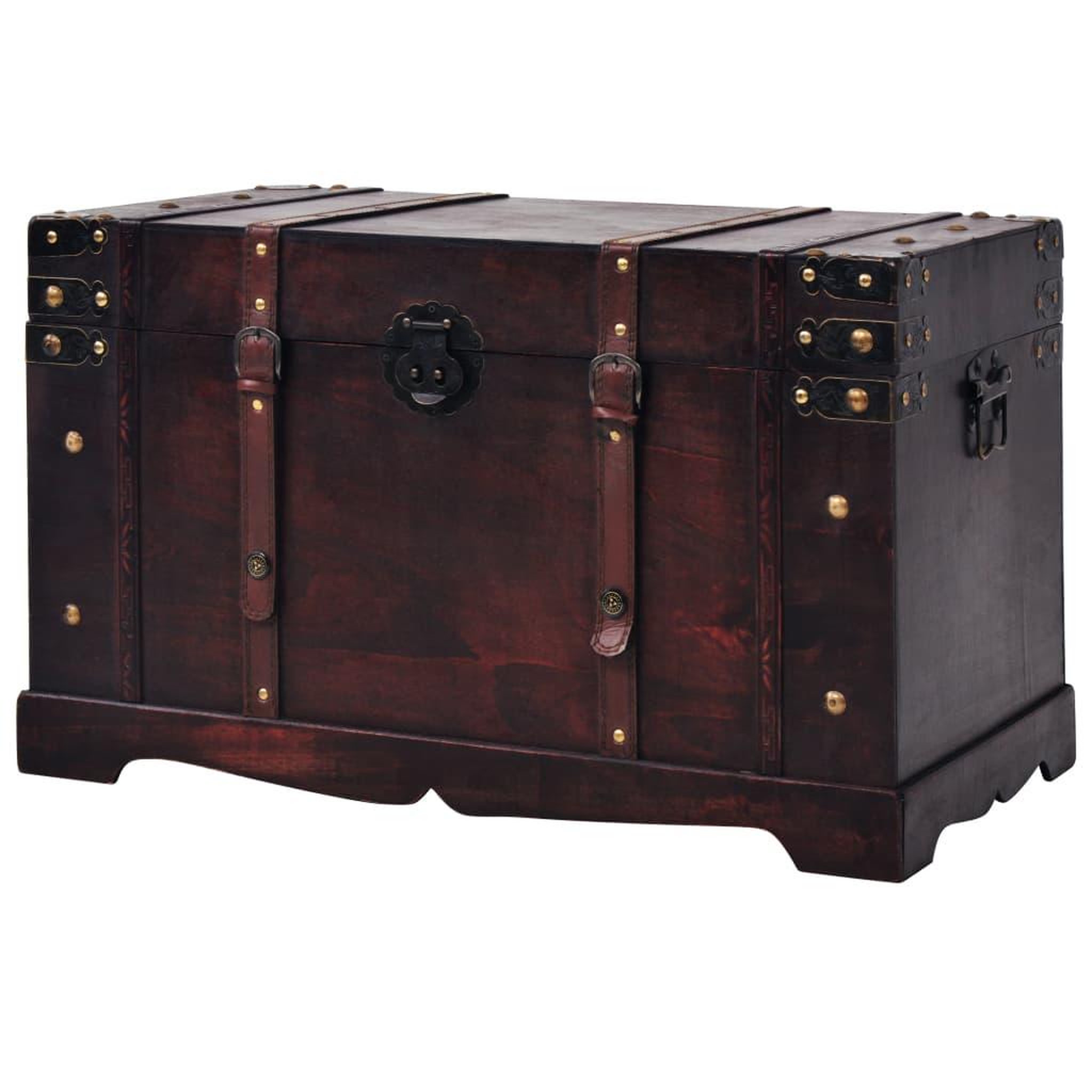 Voir la diapositive 2 : VIDAXL Coffre vintage de rangement bois 66 x 38 x 40 cm