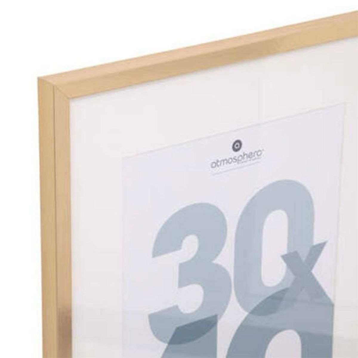 ATMOSPHERA Cadre Photo en Verre  Manu  30x40cm Or