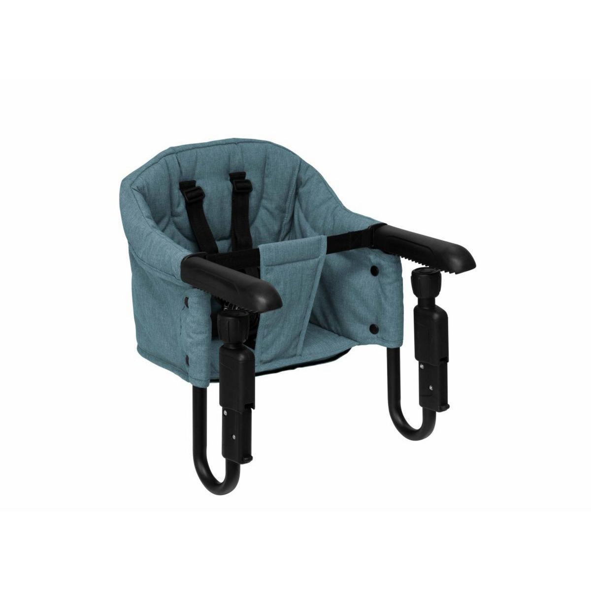 CASUALPLAY chaise haute CLIP-UP bleu vert avec fixation universel