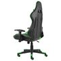 Voir la diapositive 4 : VIDAXL Chaise de jeu pivotante Vert PVC