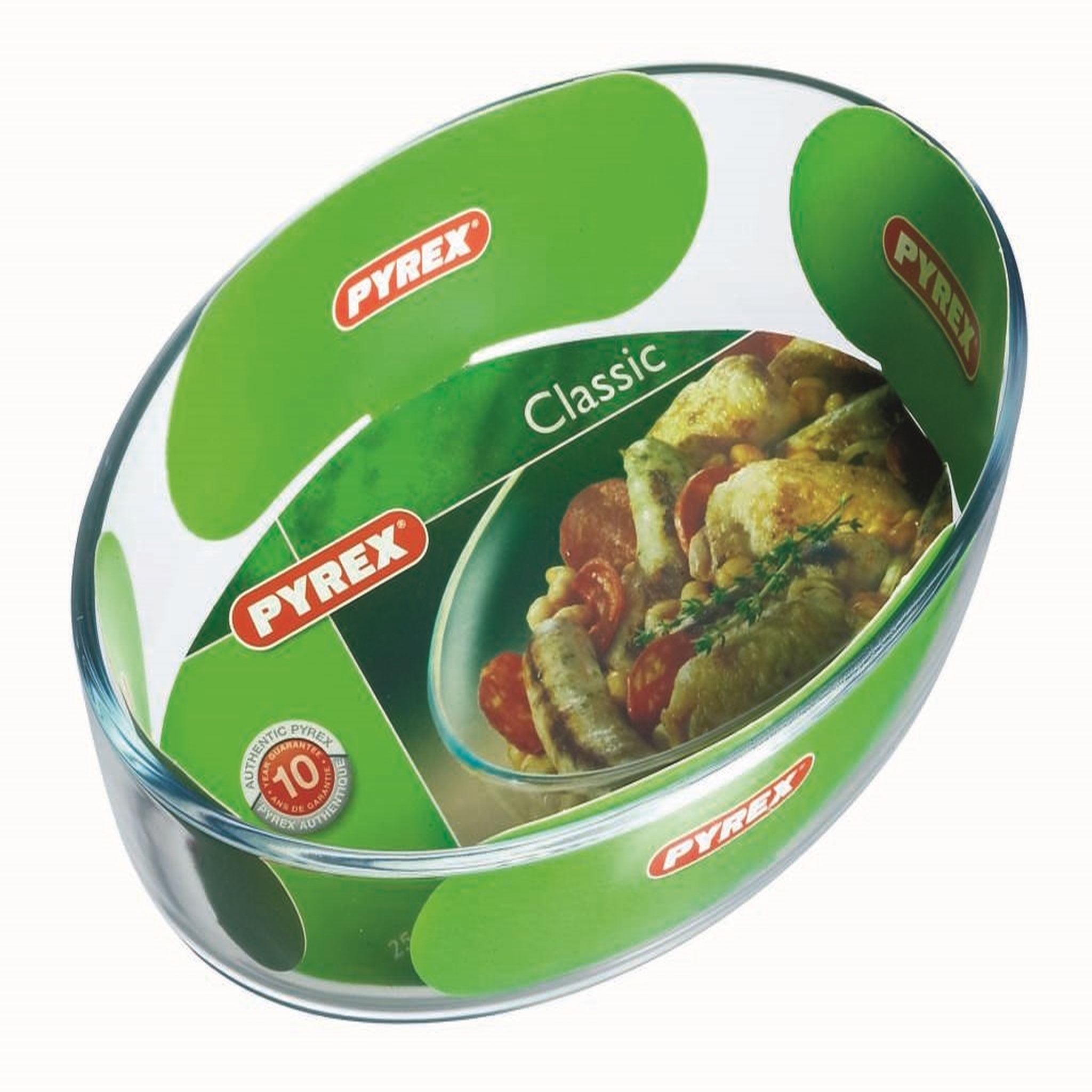 PYREX Plat à four ovale verre  39x27 cm