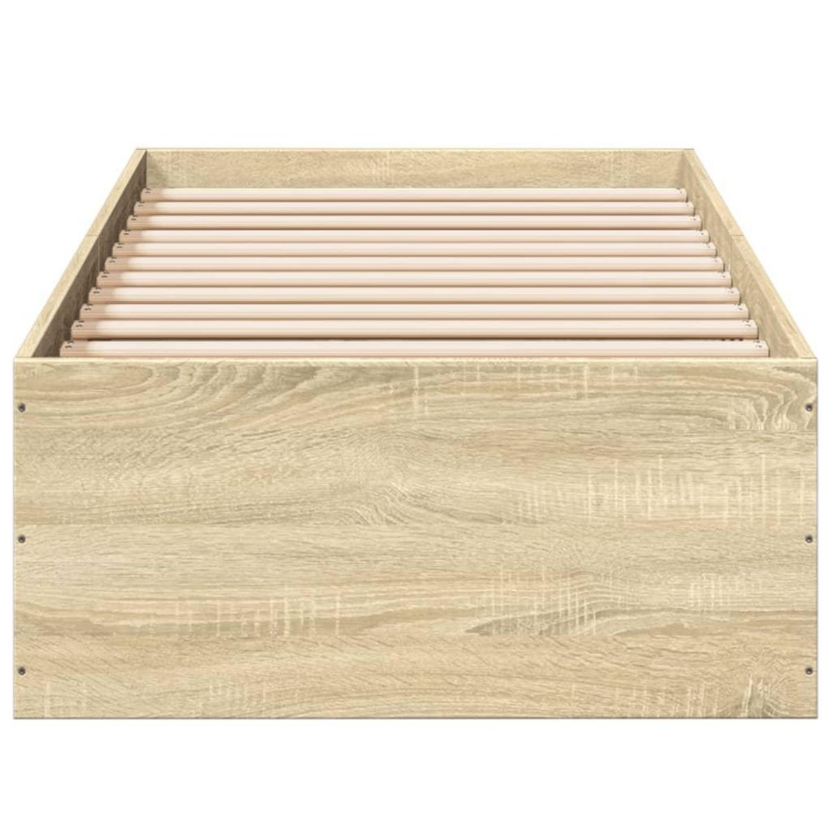 VIDAXL Cadre de lit sans matelas chene sonoma 90x190 cm