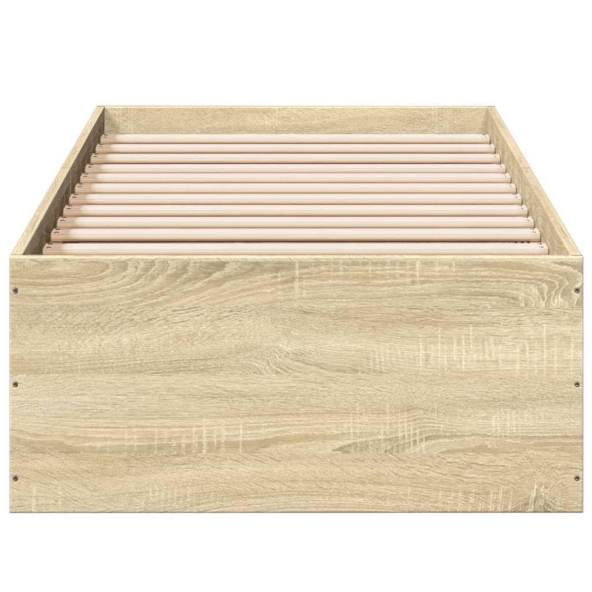 VIDAXL Cadre de lit sans matelas chene sonoma 90x190 cm