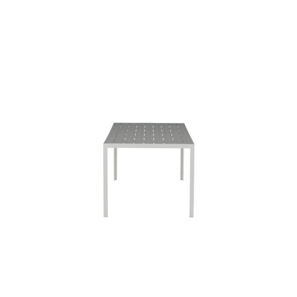 Paris Prix Table de Jardin  Break  205cm Gris