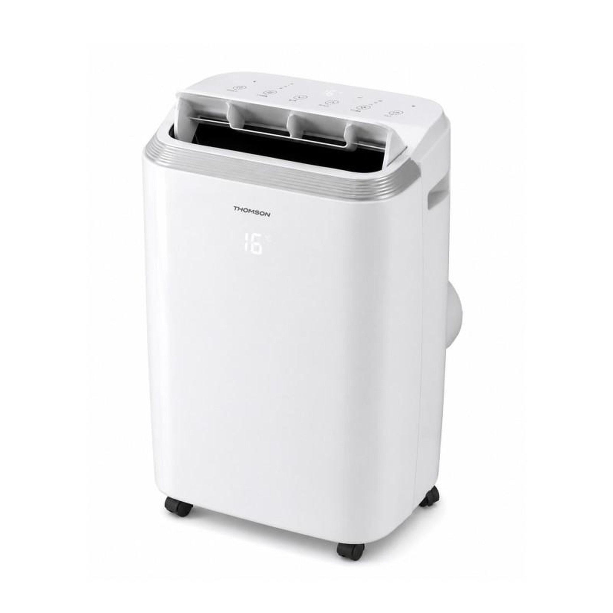 Voir la diapositive 6 : THOMSON Thomson - Climatiseur Mobile électronique Réversible 14000 Btu - Ecran Led - 3 Vitesses - Programmation - 65db - Télécommande