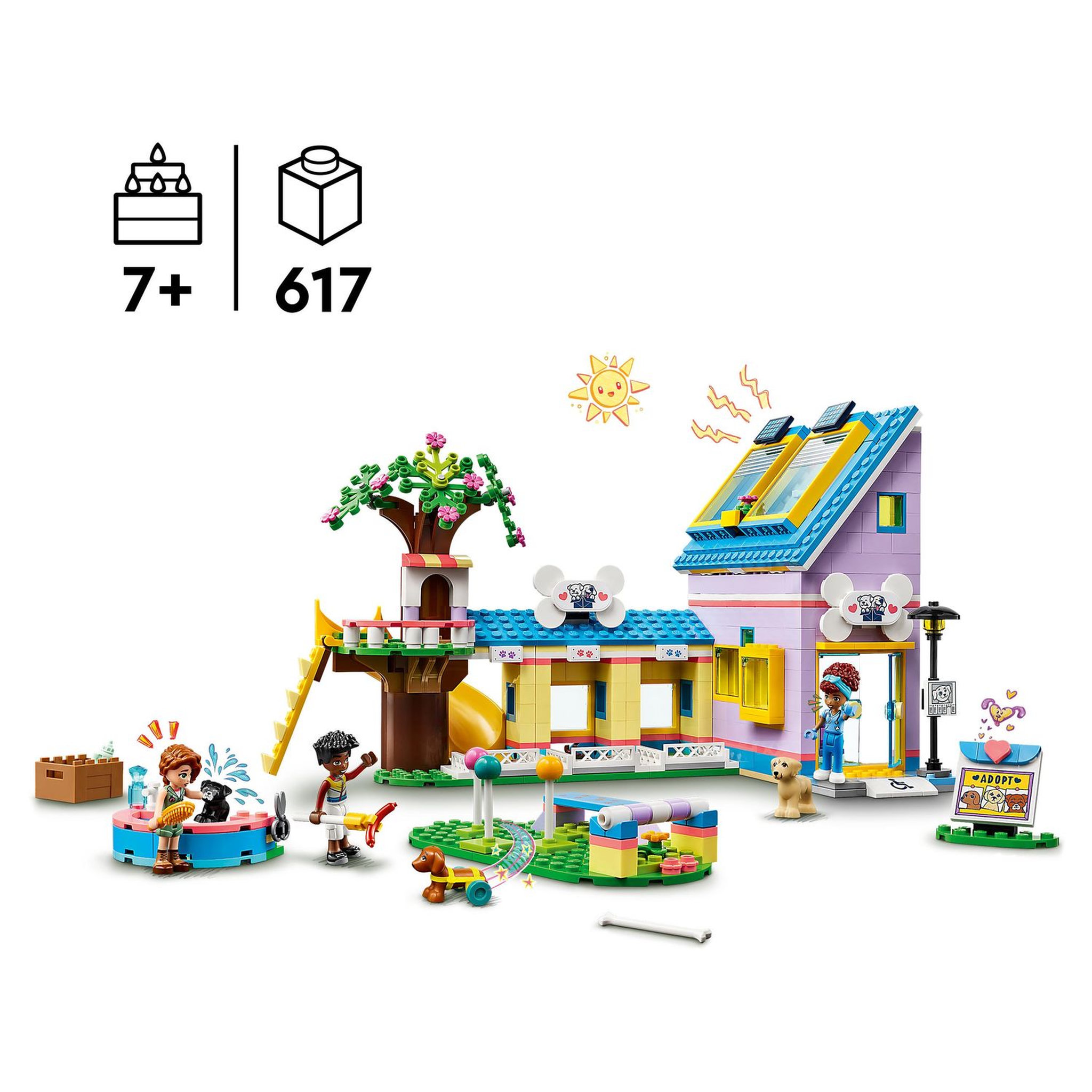 Voir la diapositive 4 : LEGO Friends 41727 Centre de sauvetage canin, Jouet Vétérinaire, avec Mini-poupées