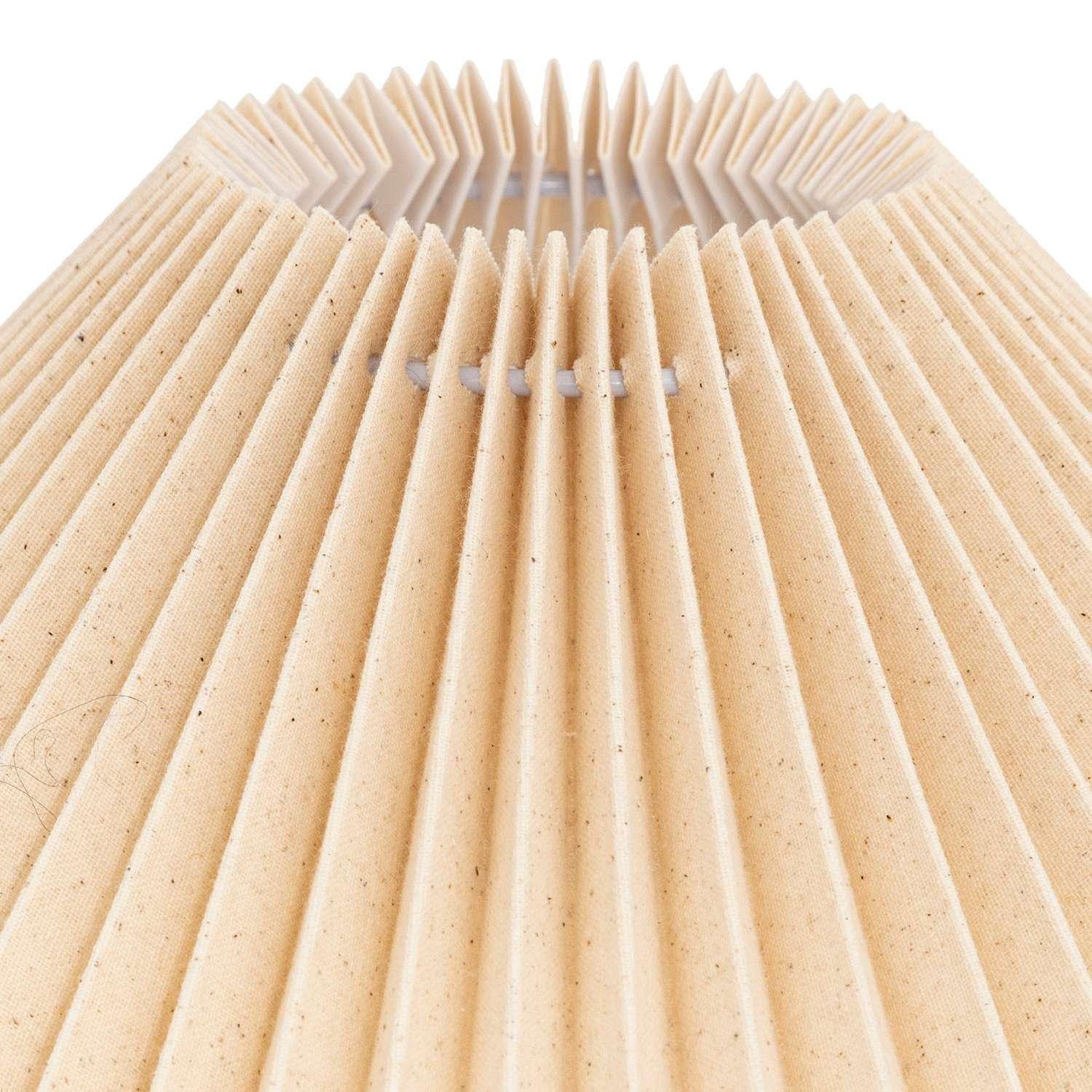 Voir la diapositive 4 : ATMOSPHERA Lampe cylindre en céramique - h. 38 cm - beige