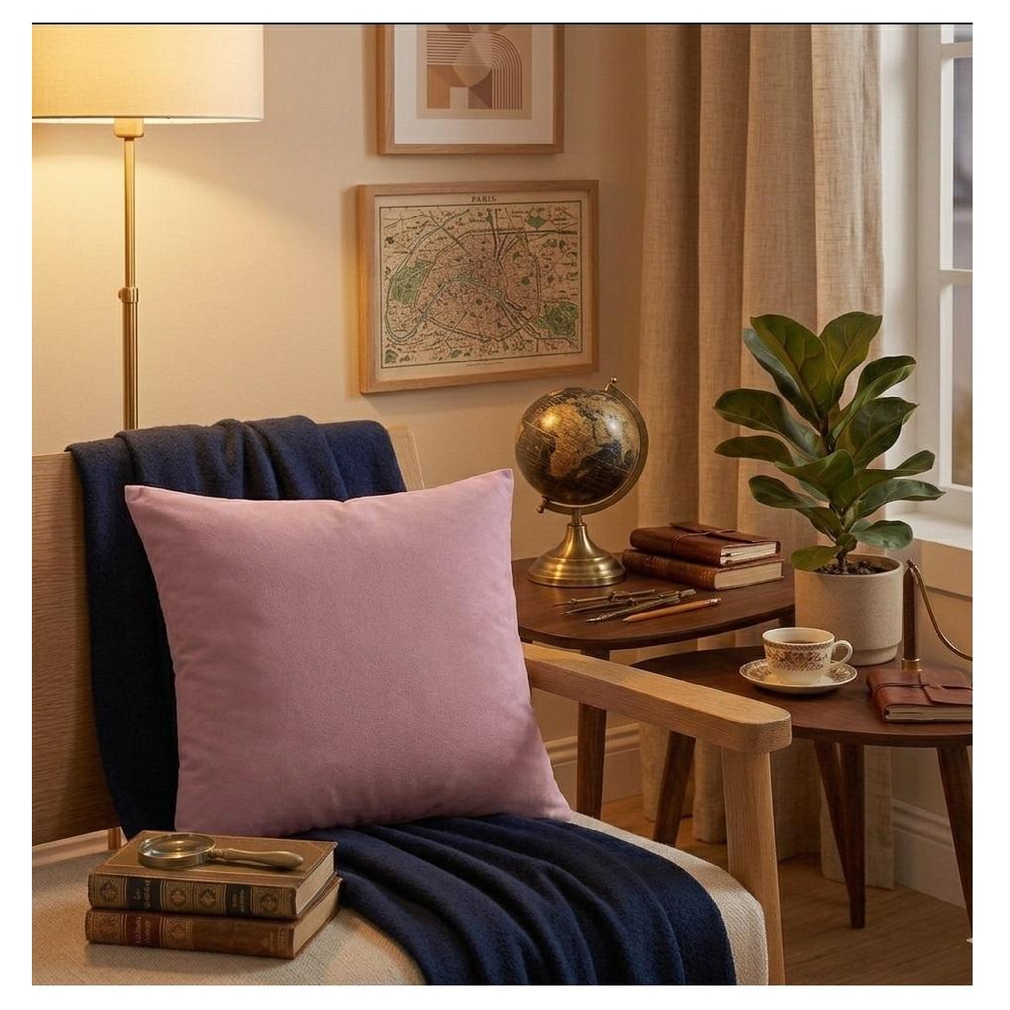 Voir la diapositive 2 : Eden Coussin en polyester uni pop color