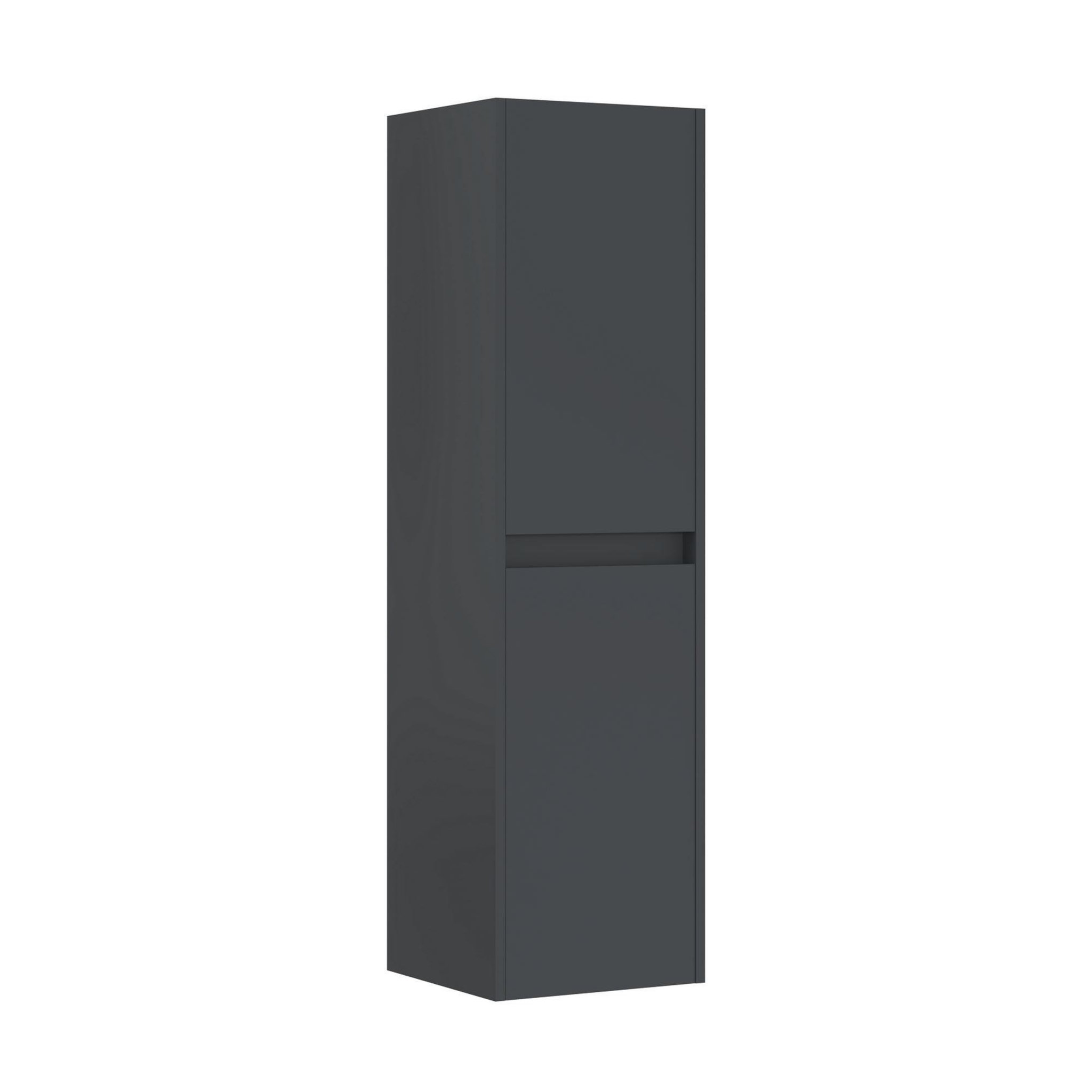 Habitat et Jardin Armoire de salle de bain  side 40  - 40 x 27 x 138 cm - matte anthracite