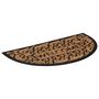 Voir la diapositive 2 : VIDAXL Tapis de porte demi-rond 45x75 cm caoutchouc et fibre de coco