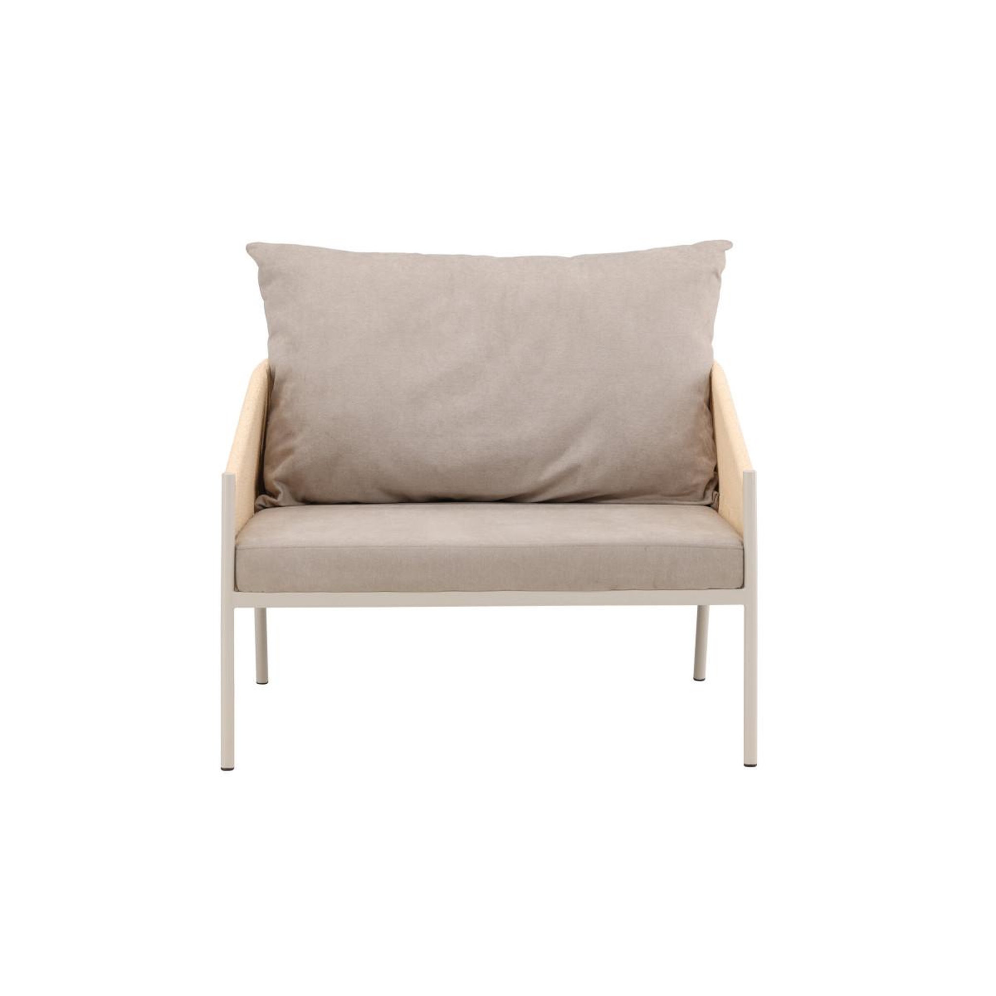 Voir la diapositive 2 : Paris Prix Fauteuil lounge  louie  98cm beige