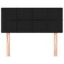 Voir la diapositive 3 : VIDAXL Tete de lit Noir 80x5x78/88 cm Tissu