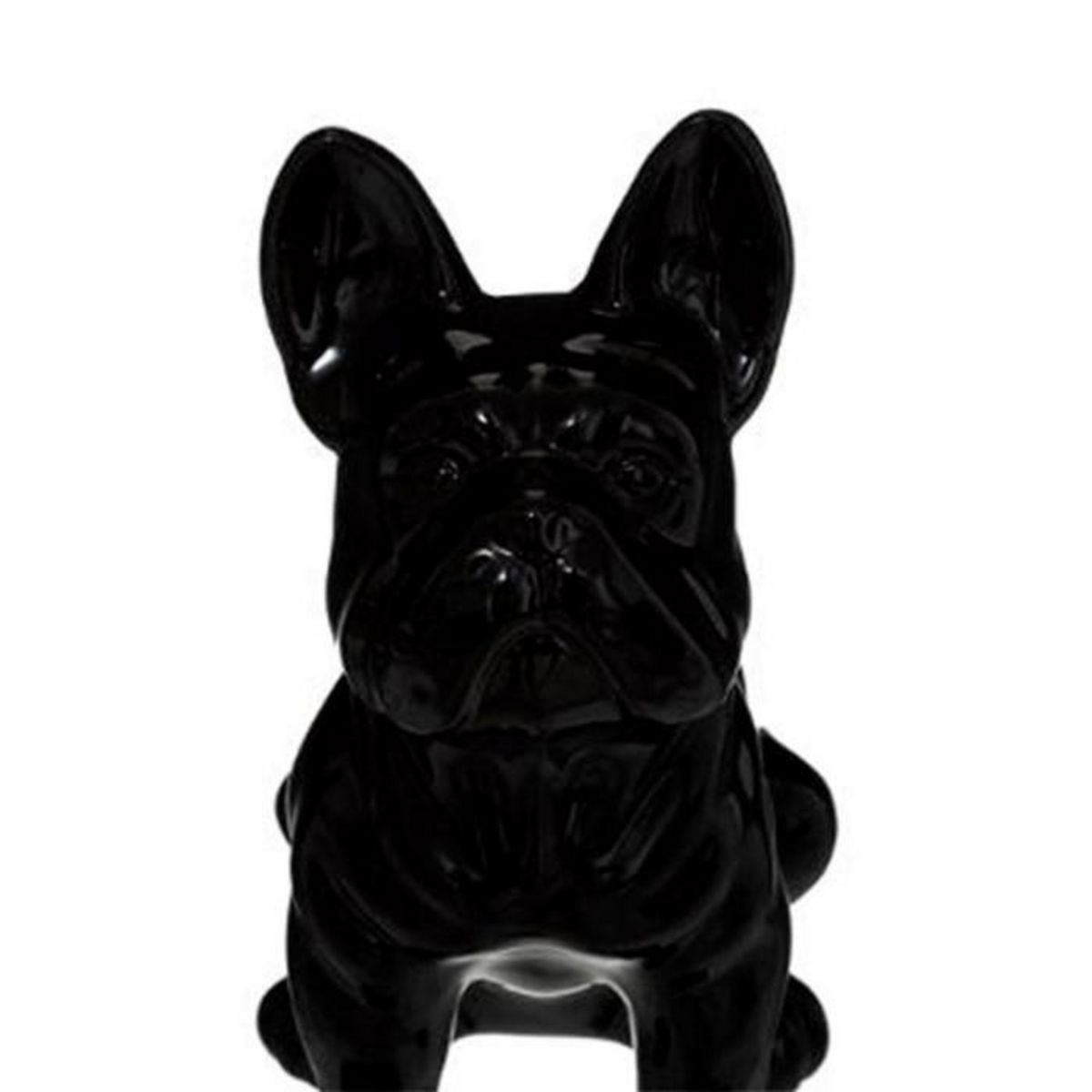 ATMOSPHERA Statuette Déco  Bulldog  22cm Noir
