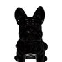 Voir la diapositive 2 : ATMOSPHERA Statuette Déco  Bulldog  22cm Noir