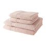 Voir la diapositive 1 : Today 2 Serviettes de toilette TODAY 50x90 + 2 Draps de bain 70x130 cm 100% Coton - Roses des sables