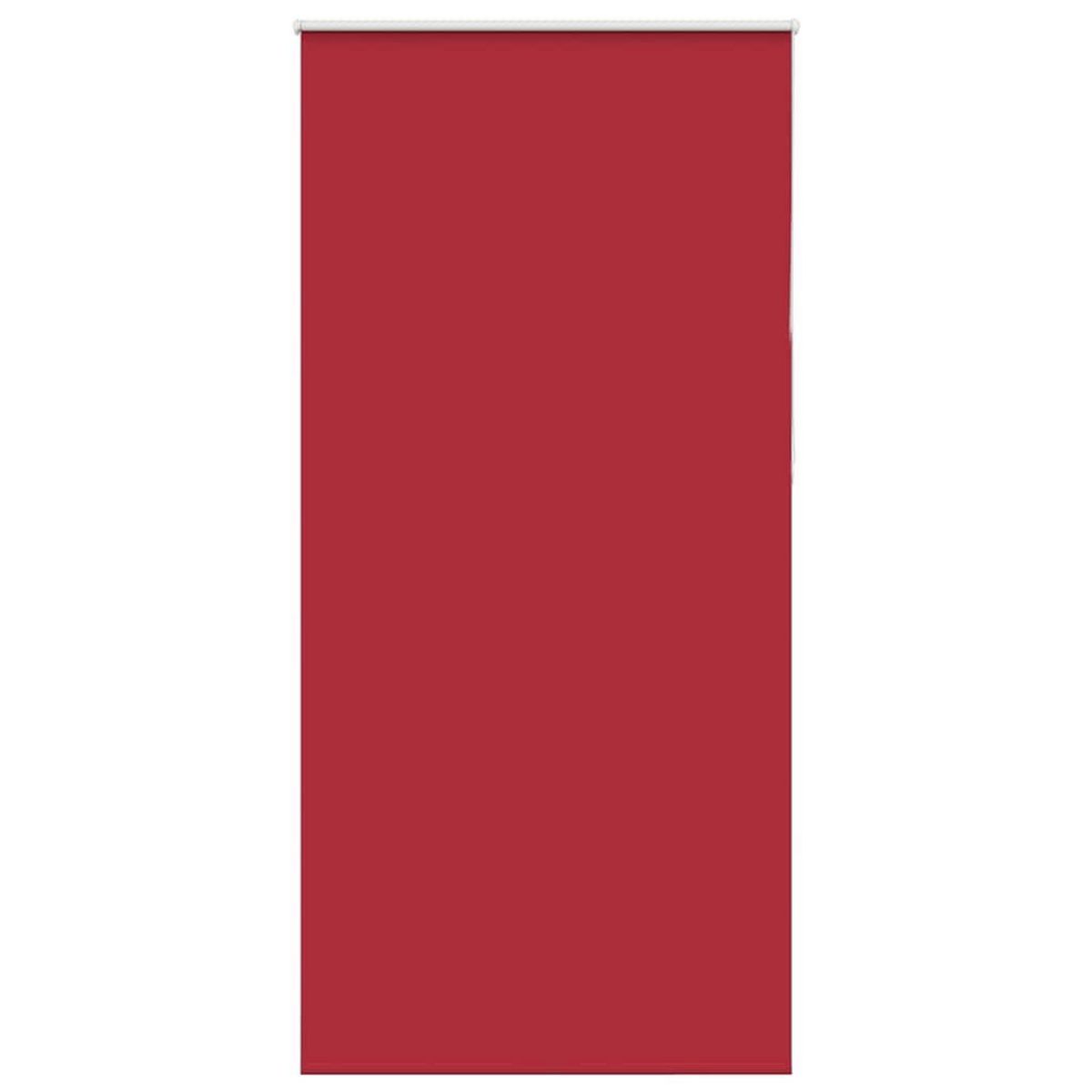 VIDAXL Store enrouleur occultant rouge largeur du tissu 85,7 cm