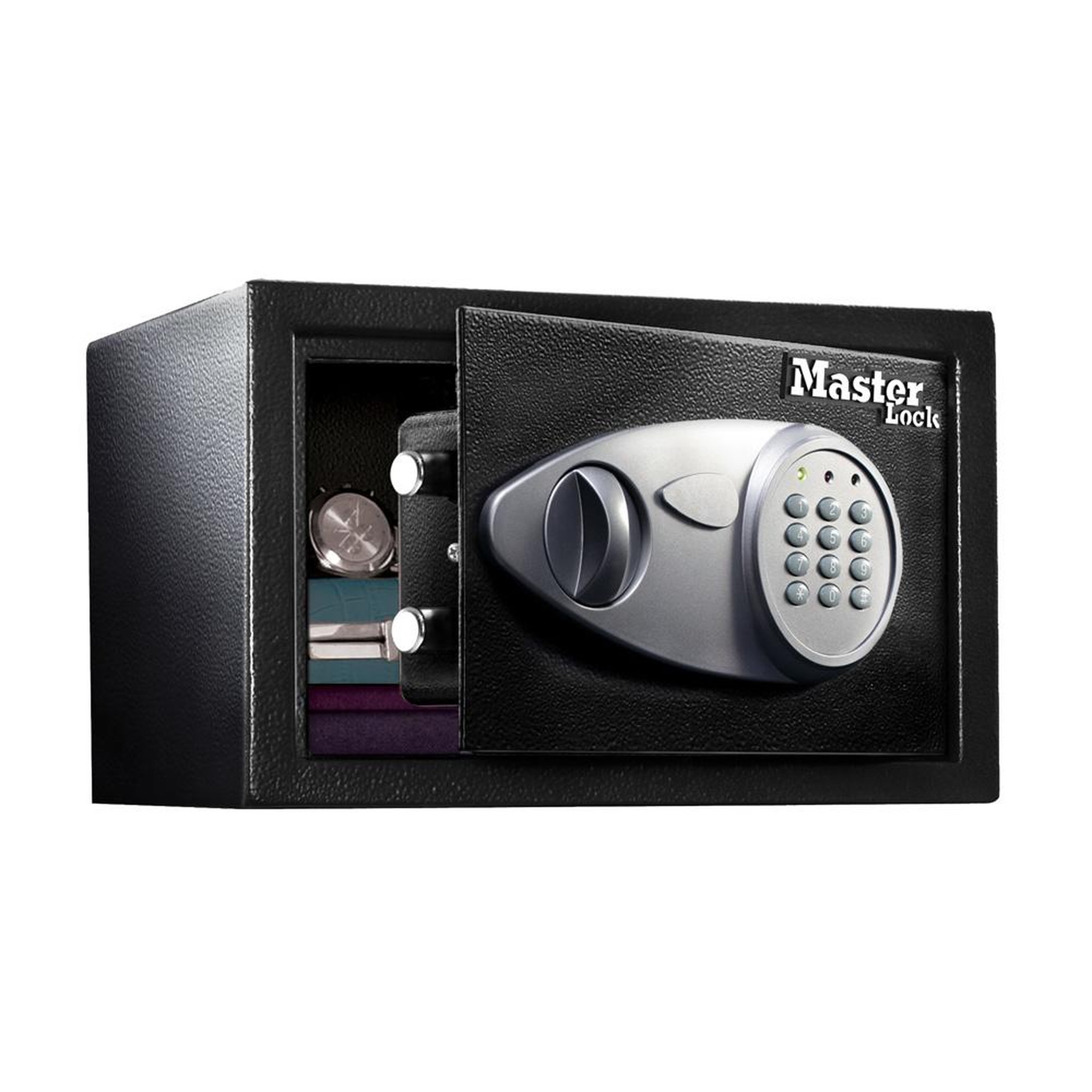 Voir la diapositive 2 : Master lock Coffre-fort à combinaison électronique - x055ml