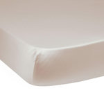 DODO Drap housse Grand bonnet Harmonie Satin de coton coloris Beige. Coloris disponibles : Beige