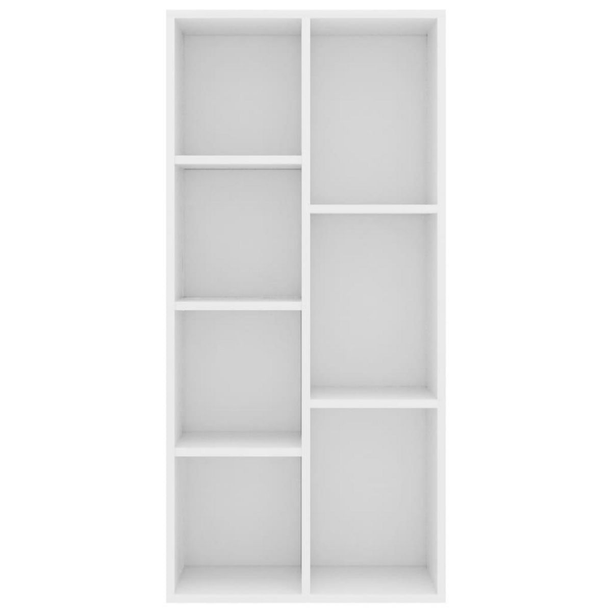 VIDAXL Bibliotheque Blanc 50x25x106 cm Bois d'ingenierie