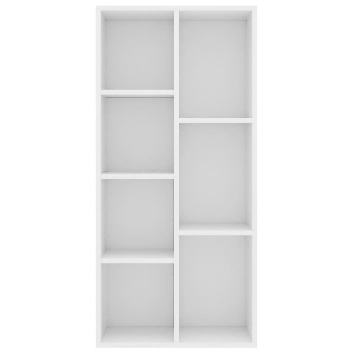 VIDAXL Bibliotheque Blanc 50x25x106 cm Bois d'ingenierie