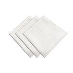 SOLEIL D'OCRE Lot de 3 serviettes de table 45x45 BELLA blanc