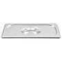 Voir la diapositive 3 : VIDAXL Couvercles de plateau 4 pcs GN 1 4 Acier inoxydable