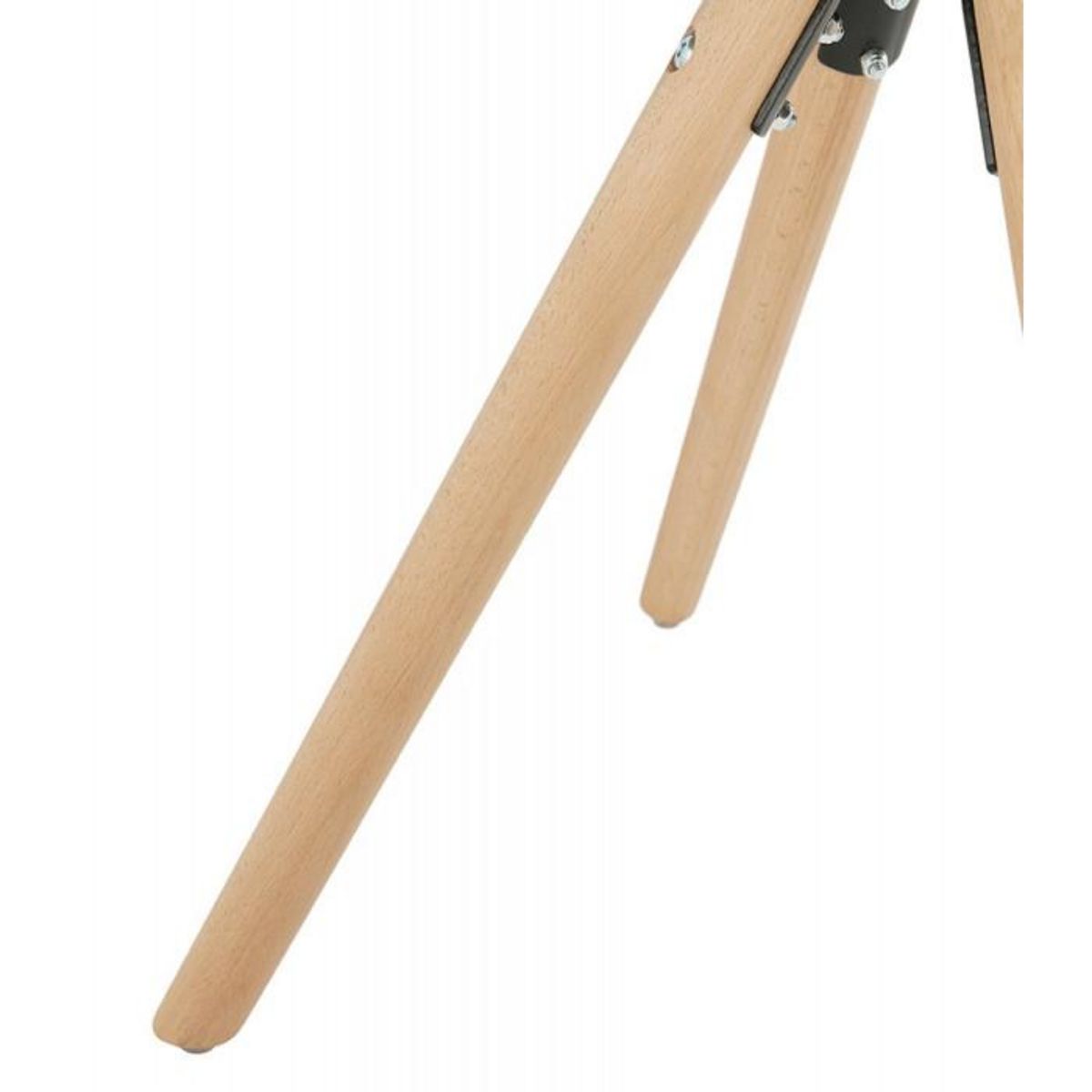 Paris Prix Chaise en Tissu Pied de Poule  Avery  84cm Noir