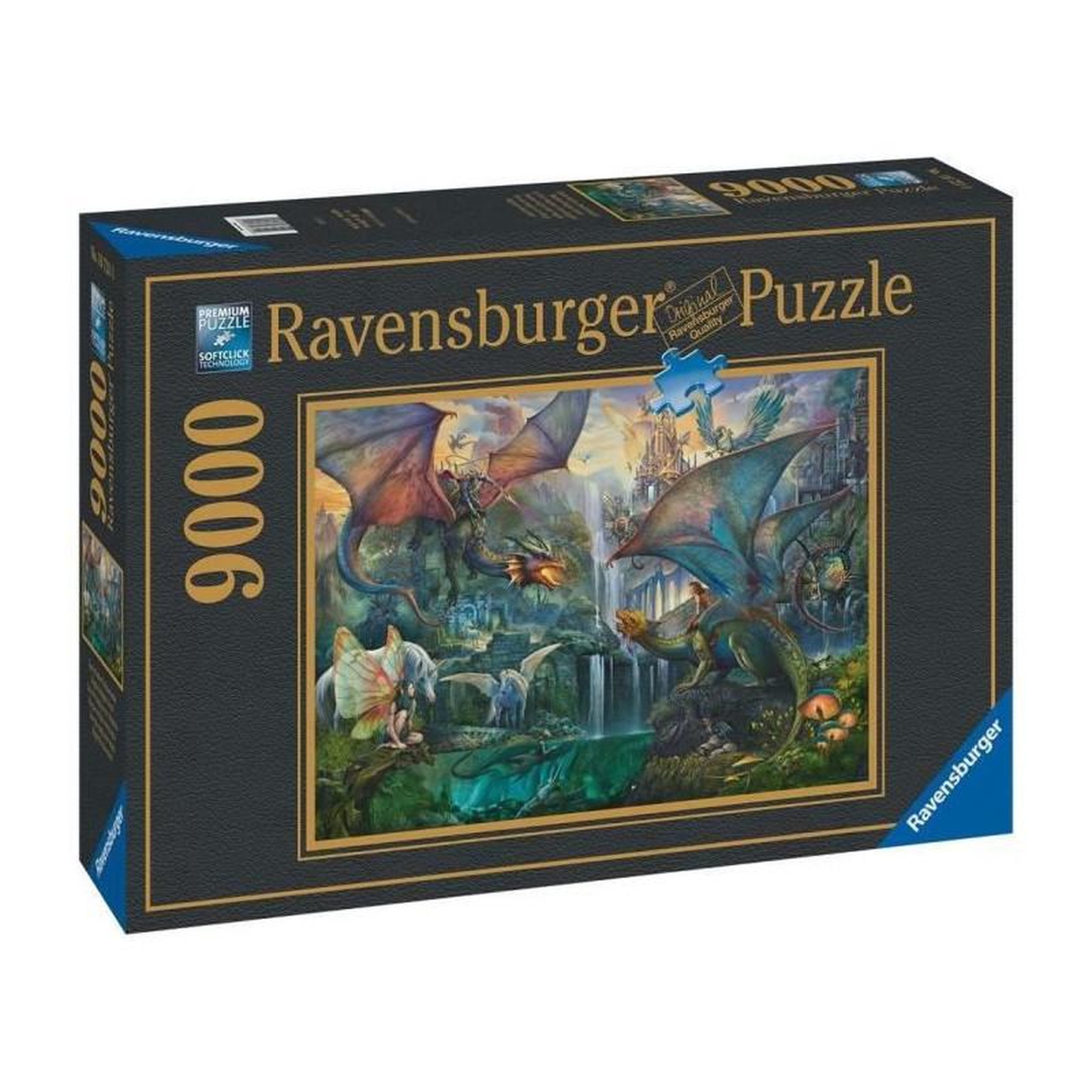 RAVENSBURGER Puzzle 9000 pièces La forêt magique des dragons fantasy – Ravensburger