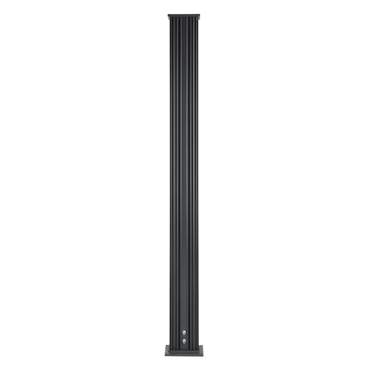 Formidra Douche solaire 40 L Dada Straight Anthracite habillage aluminium brossé - Formidra