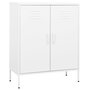Voir la diapositive 1 : VIDAXL Armoire de rangement Blanc 80x35x101,5 cm Acier