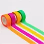RICO DESIGN 4 Masking Tapes, fluo, couleurs unies