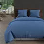 SOLEIL D'OCRE Jeté de lit matelassé 240x260 cm LEO bleu