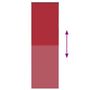 Voir la diapositive 5 : VIDAXL Store enrouleur occultant rouge largeur du tissu 60,7 cm