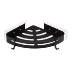 FIVE Étagère d'Angle de Douche  Adhésif  29cm Noir