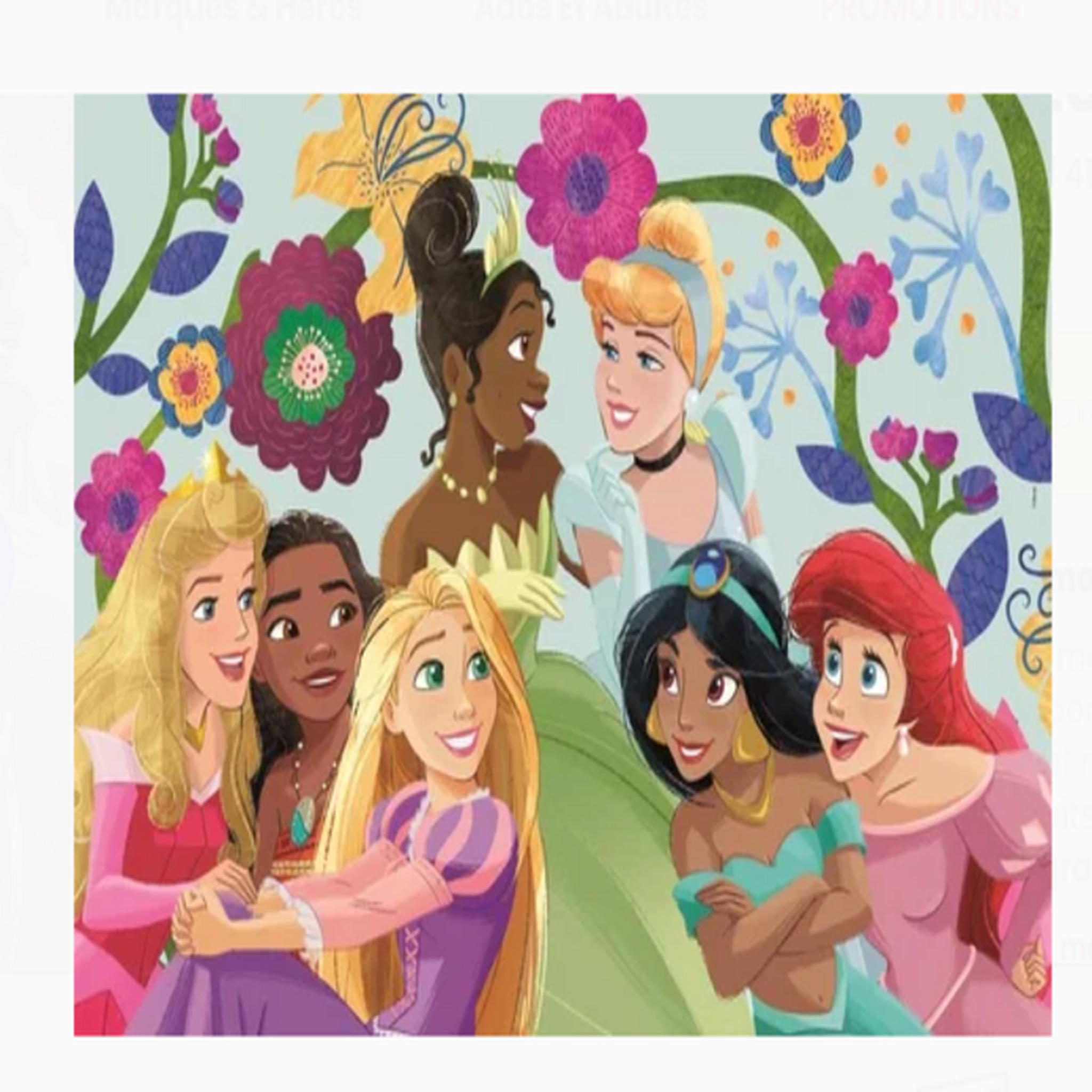 Voir la diapositive 2 : CLEMENTONI Puzzle 2 x 60 pièces - Disney Princess - CLEMENTONI