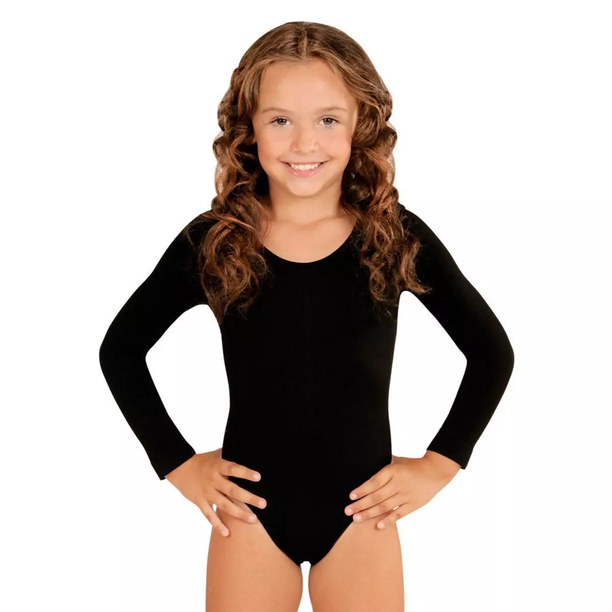 WIDMANN Body Noir - Fille - 10/12 ans (140 à 152 cm)