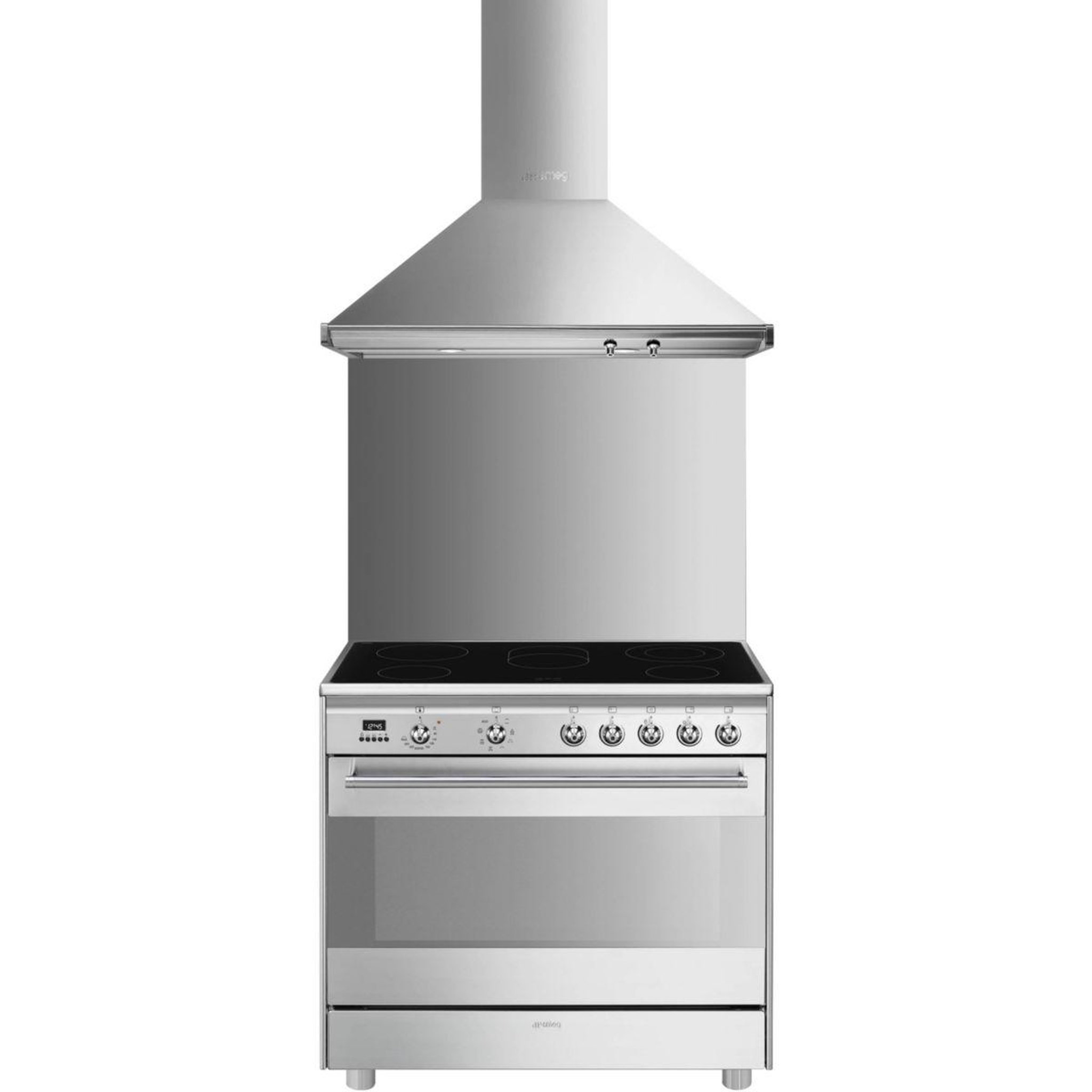 Voir la diapositive 5 : SMEG Piano de cuisson vitrocéramique scd91cmx9 vitro