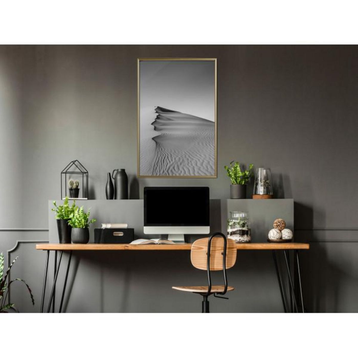 Paris Prix Affiche Murale Encadrée  Wave of Sand