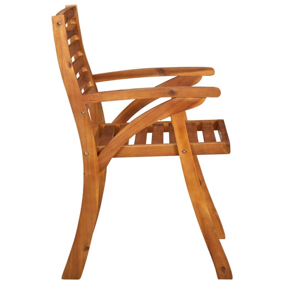 VIDAXL Chaises de jardin lot de 3 Bois d'acacia solide