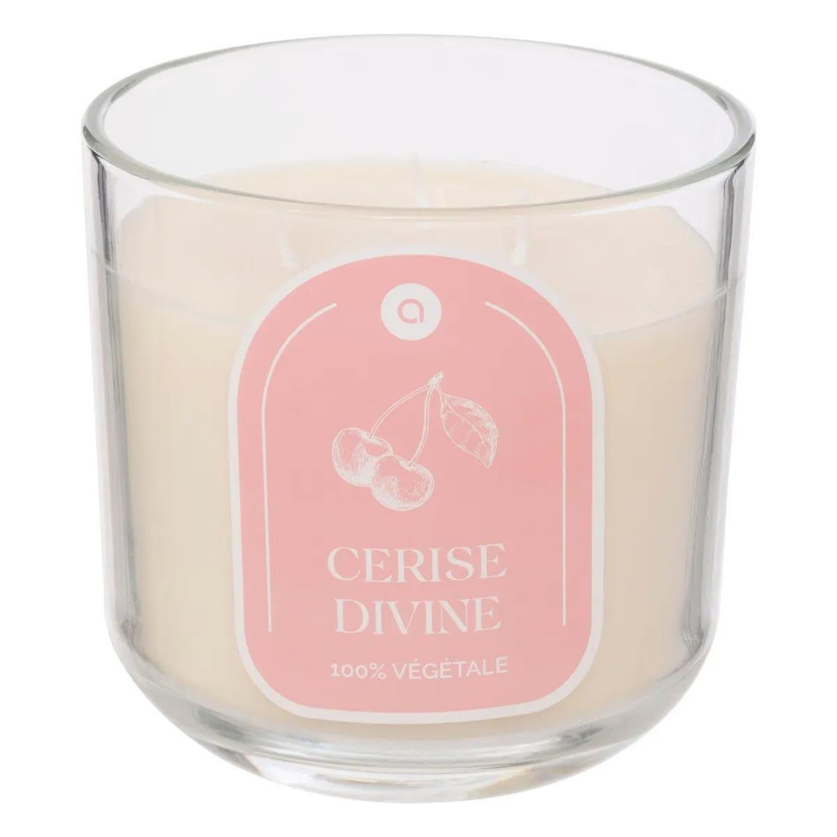 ATMOSPHERA Bougie Parfumée en Verre  Floa  610g Cerise
