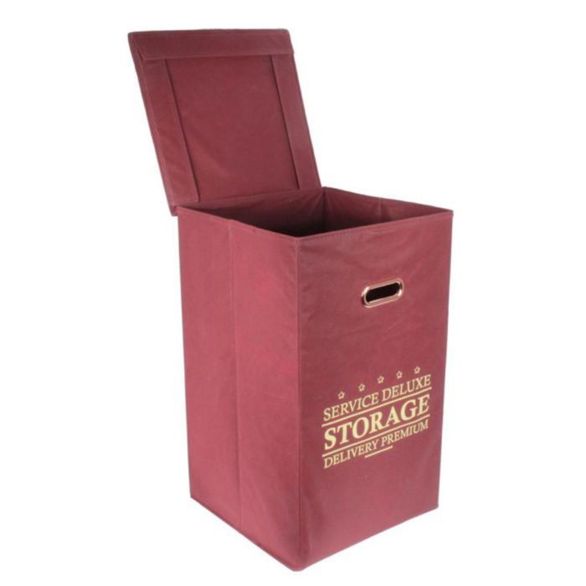 Paris Prix Panier à Linge Piable  Service Deluxe  70L Bordeaux