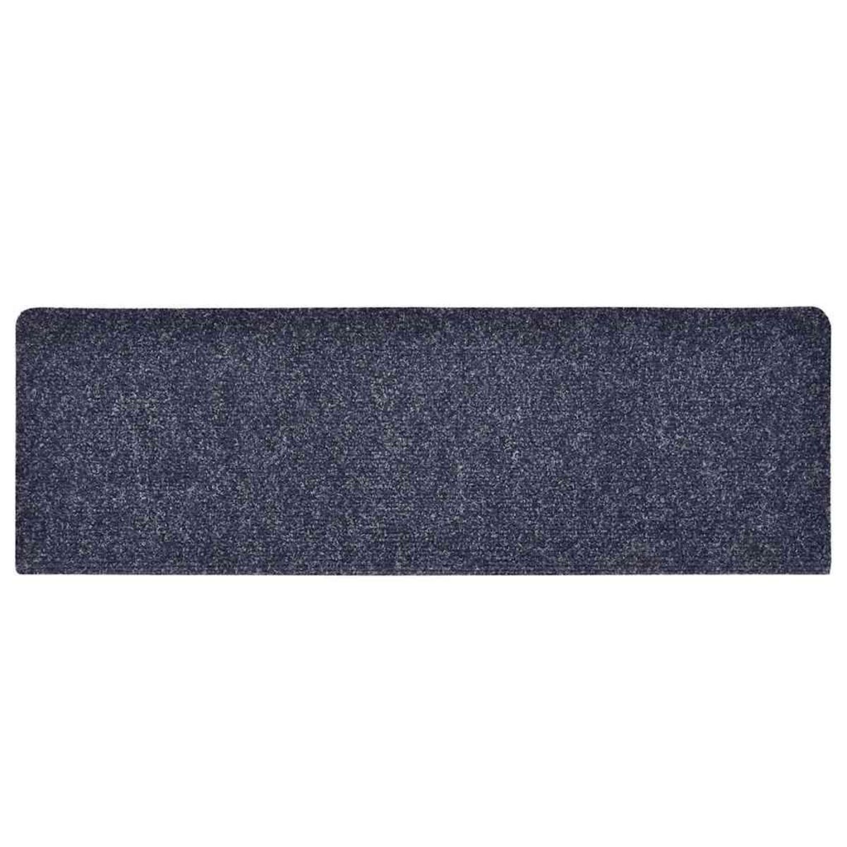 VIDAXL Tapis d'escalier autocollant 30 pcs bleu 65x21x4 cm