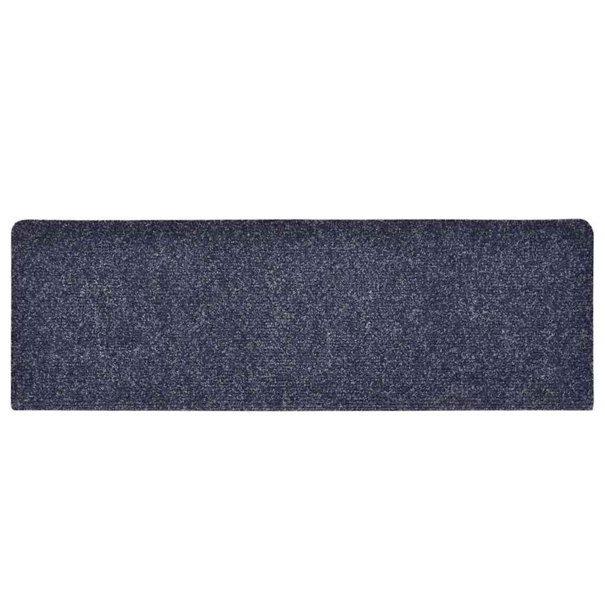 VIDAXL Tapis d'escalier autocollant 30 pcs bleu 65x21x4 cm