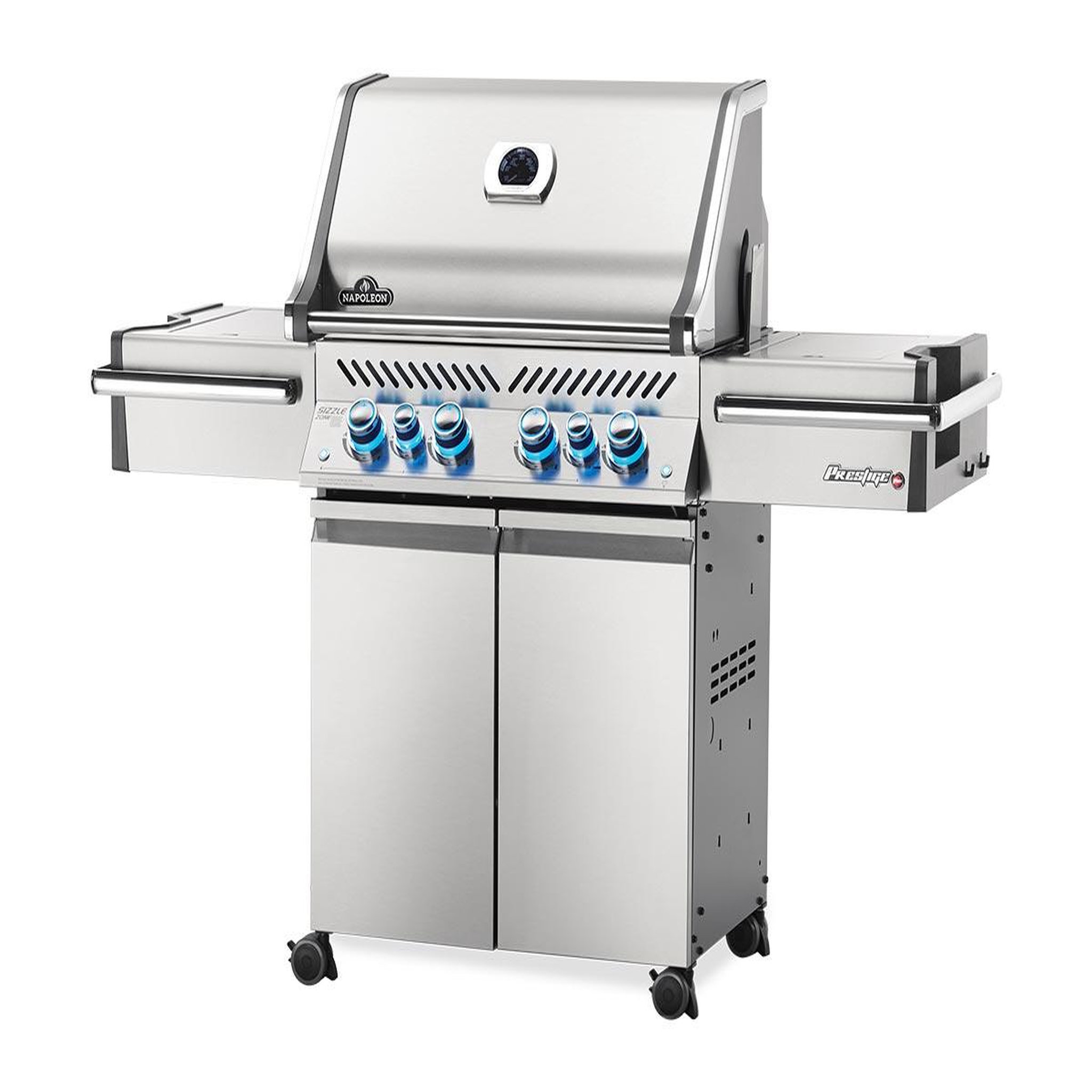 Voir la diapositive 3 : NAPOLEON Barbecue à gaz Prestige Pro 500 SIB inox 4 brûleurs + Sizzle Zone + brûleur arrière - Napoleon