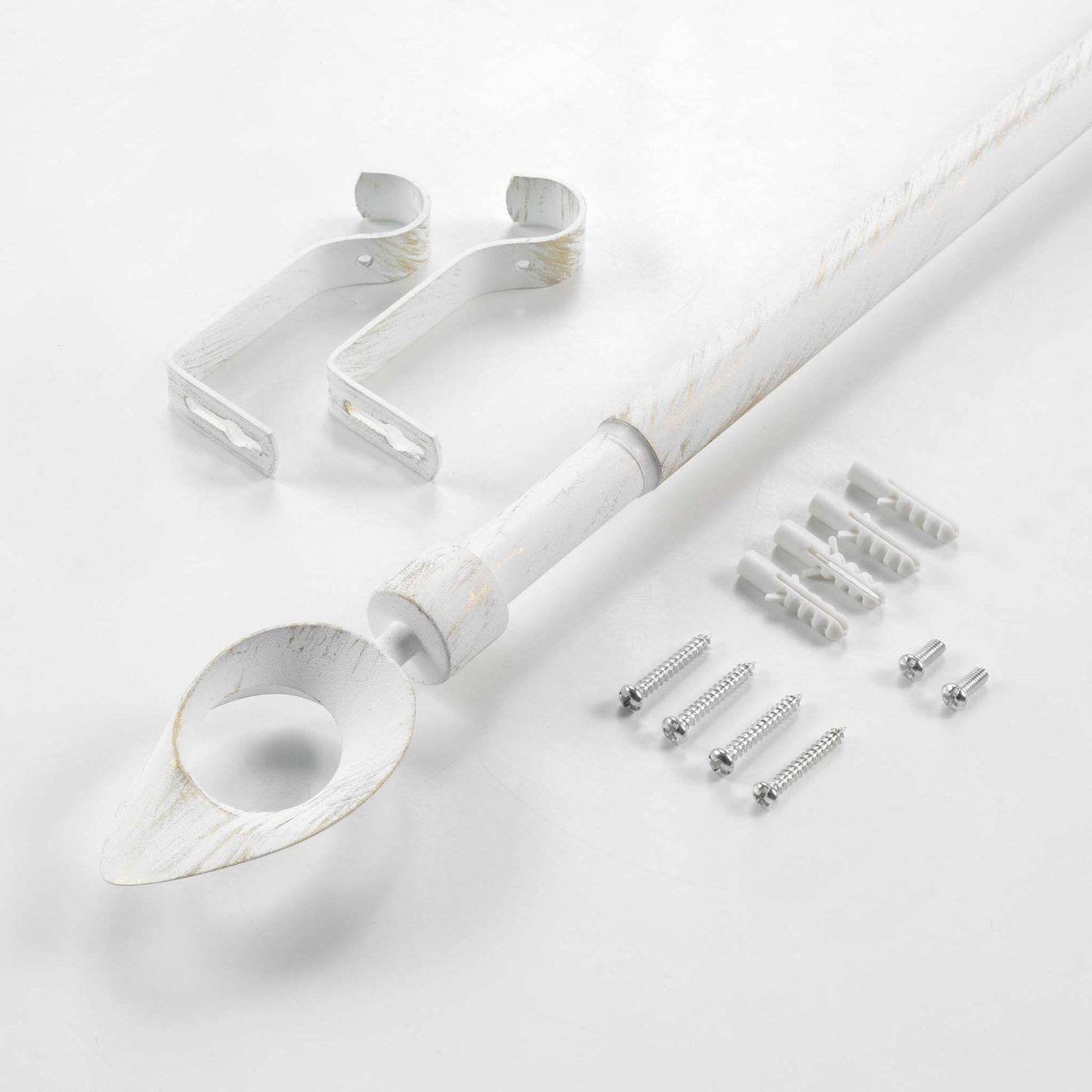Voir la diapositive 3 : DOUCEUR D'INT�RIEUR Kit de tringle à rideaux extensible ovalon