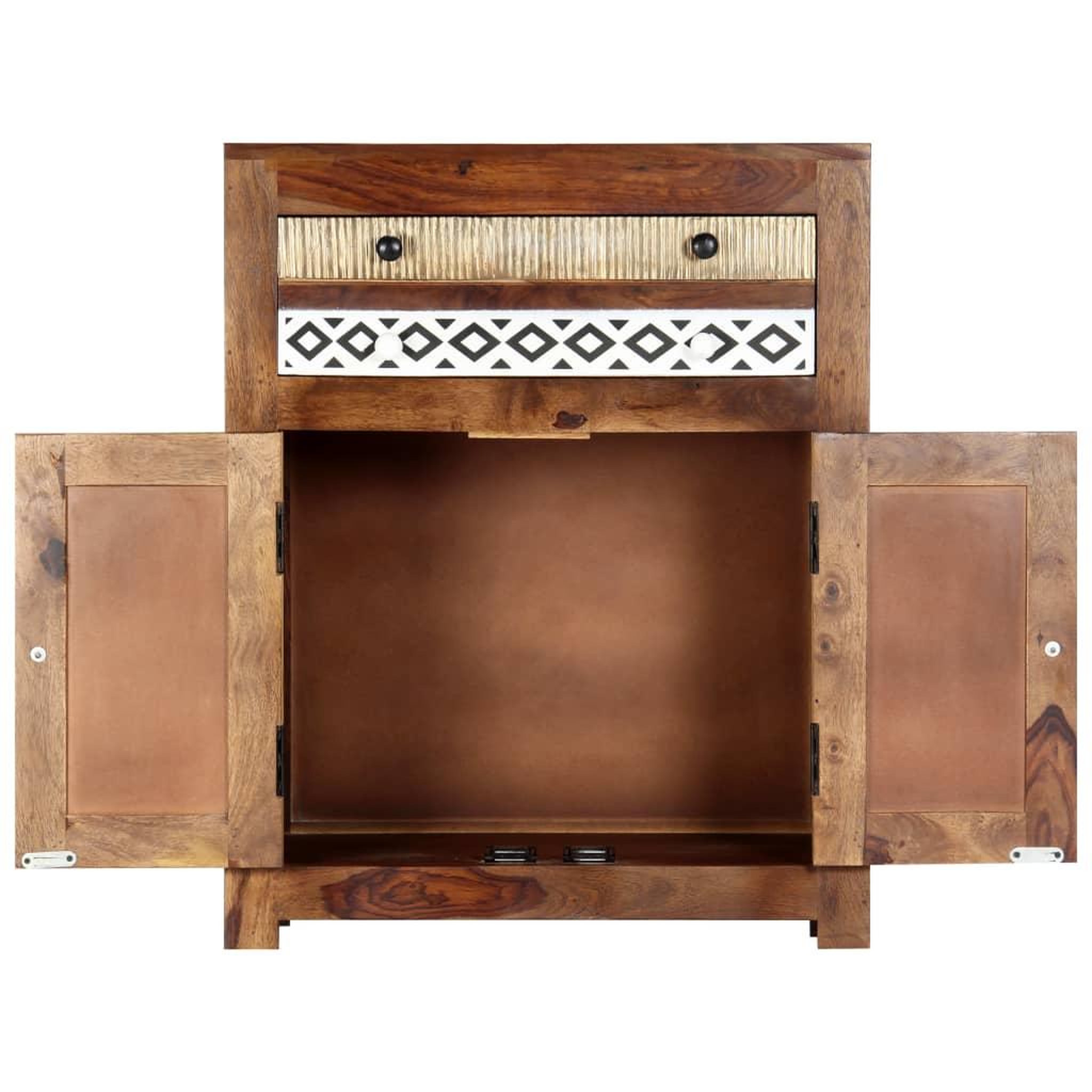 Voir la diapositive 3 : VIDAXL Armoire laterale 60x30x75 cm Bois massif